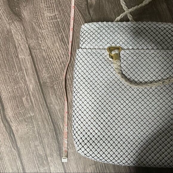 Vintage White Alumesh Rope strap Purse Bag - Picture 13 of 14